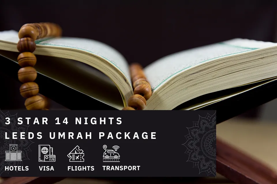 14 Nights 3 Star Leeds Umrah Package